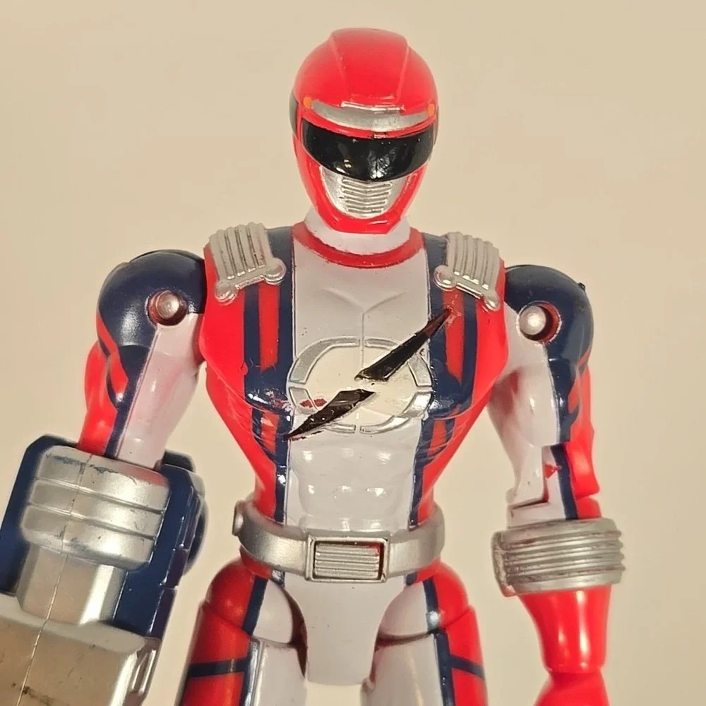 Bandai‎ Power Rangers Operation Overdrive Red Ranger Action Figure Loose